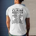 Being A Claim Adjuster Like Riding A Bike Men's T-shirt Back Print Gifts for Him