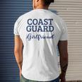 Coast Guard Girlfriend Military Family Gift Coast Guard Mens Back Print T-shirt Gifts for Him