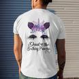 Dad Of The Birthday Princess Unicorn Girl Matching Men's Back Print T-shirt Gifts for Him