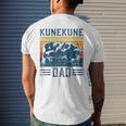 Mens Farming Breed - Vintage Kunekune Pig Dad Men's T-shirt Back Print Gifts for Him