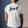 Funny Jorf Jorf Law Humor Mens Back Print T-shirt Gifts for Him