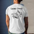 Pass The Pigs Oinker Board Game Men's Back Print T-shirt Gifts for Him