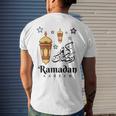 Ramadan Kareem Fasting For Muslim Islamic Idea Men's Back Print T-shirt Gifts for Him