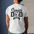Senior Soccer Dad 2023 Soccer Proud Dad Soccer Graduation Mens Back Print T-shirt Gifts for Him