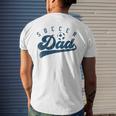 Mens Soccer Dad Daddy Fathers Day Men's T-shirt Back Print Gifts for Him