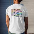 I Teach Love Bravery Equality Strength Kindnesss V2 Men's T-shirt Back Print Gifts for Him