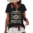 Witch - Im Going To Let Karma Fix It Because If I Fix It  Women's Short Sleeve Loose T-shirt Black