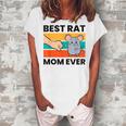 Best Rat Mom Ever Rat Mom Women's Loosen T-shirt White