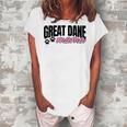 Great Dane Mama Dog Mom Grandma Womens Women's Loosen T-Shirt White