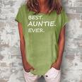 Best Auntie Ever Aunt Aunty Family Idea Women's Loosen T-shirt Grey