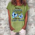 Being A Grandma Doesnt Make Me Old Butterfly Family Women's Loosen T-Shirt Grey