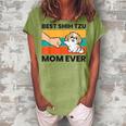 Shih Tzu Mama Best Shih Tzu Mom Ever Women's Loosen T-shirt Grey