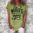 Worlds Greatest Mom Hirt For Best Mom Ever Women's Loosen T-shirt Grey