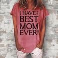 I Have The Best Mom Ever Short Sleeve Graphic Women's Loosen T-shirt Watermelon