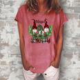 Blessed Grammy Christmas Gnome Grandma Women's Loosen T-Shirt Watermelon