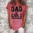 Dad Of Girls Fathers Day From Wife Daughter Baby Women's Loosen T-Shirt Watermelon