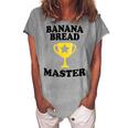 Banana Bread Master Trophy Maker Mom Dad Grandma Women's Loosen T-Shirt Green