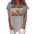 Best Ferret Mom Ever Ferret Owner Mama Pet Ferrets Women's Loosen T-shirt Green