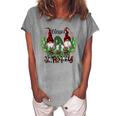 Blessed Grammy Christmas Gnome Grandma Women's Loosen T-Shirt Green