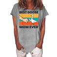Cute Goose Best Goose Mom Ever Women's Loosen T-shirt Green