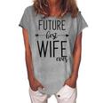 Future Best Wife Ever Wife To Be Fiancee Women's Loosen T-shirt Green