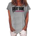 Great Dane Mama Dog Mom Grandma Womens Women's Loosen T-Shirt Green
