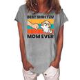 Shih Tzu Mama Best Shih Tzu Mom Ever Women's Loosen T-shirt Green