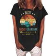 Best Great Grandma Ever Women Rosie Vintage Decor Grandma Women's Loosen Crew Neck Short Sleeve T-Shirt Black