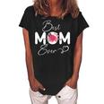 Best Mom Ever Floral Cute Mothers Day Women Women's Loosen Crew Neck Short Sleeve T-Shirt Black