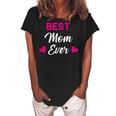 Best Mom Ever Gift Family & Friends Gift For Womens Women's Loosen Crew Neck Short Sleeve T-Shirt Black