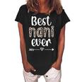 Best Nani Ever Nani Grandmother Proud Nani Grandma Gift For Womens Women's Loosen Crew Neck Short Sleeve T-Shirt Black