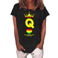 Black Queen The Most Powerful Piece In The Game Junenth Gift For Womens Women's Loosen Crew Neck Short Sleeve T-Shirt Black