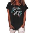 Greek Grandma Greece Granny Best Yiayia Ever Women's Loosen Crew Neck Short Sleeve T-Shirt Black
