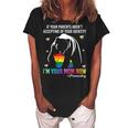 If Your Parents Arent Accepting Im Your Mom Now Gift For Womens Women's Loosen Crew Neck Short Sleeve T-Shirt Black
