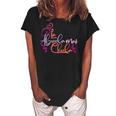 La Abuela Mas Chula Latina Fashion For Women Grandma Gift For Womens Women's Loosen Crew Neck Short Sleeve T-Shirt Black