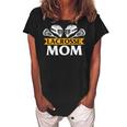 Lacrosse Mom Lacrosse Player Woman Girls Gift For Womens Women's Loosen Crew Neck Short Sleeve T-Shirt Black