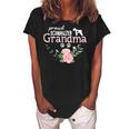 Schnauzer Grandma Dog Gifts Mimi Dog Mom Lover Mothers Day Women's Loosen Crew Neck Short Sleeve T-Shirt Black