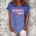Baseball Nonnie Funny Baseball Nonnie Mothers Day Gift Gift For Womens Women's Loosen Crew Neck Short Sleeve T-Shirt Blue