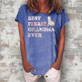 Best Ferret Grandma Ever Coolest Ferret Grandmother Women's Loosen Crew Neck Short Sleeve T-Shirt Blue
