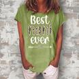 Best Nani Ever Nani Grandmother Proud Nani Grandma Gift For Womens Women's Loosen Crew Neck Short Sleeve T-Shirt Green
