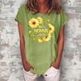 Best Nonnie Ever Sunflowers Happy Nonnie Mothers Day Gift Gift For Womens Women's Loosen Crew Neck Short Sleeve T-Shirt Green