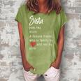 Best Queen Sistas Gifts For Plus Women Sistas Friends Girl Women's Loosen Crew Neck Short Sleeve T-Shirt Green