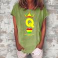 Black Queen The Most Powerful Piece In The Game Junenth Gift For Womens Women's Loosen Crew Neck Short Sleeve T-Shirt Green
