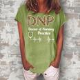Dnp Doctor Of Nursing Practice Student Graduation Nurse Gift For Womens Women's Loosen Crew Neck Short Sleeve T-Shirt Green