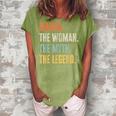 Gianna The Best Woman Myth Legend Funny Best Name Gianna Women's Loosen Crew Neck Short Sleeve T-Shirt Green