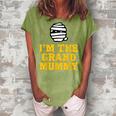 Grand Mummy Halloween Mommy Grandma Costume Lazy Easy Women's Loosen Crew Neck Short Sleeve T-Shirt Green