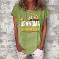 Grandma Birthday Crew Construction Birthday Women's Loosen Crew Neck Short Sleeve T-Shirt Green