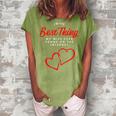 Im The Best Thing My Wife Ever Found On The Internet Husband Women's Loosen Crew Neck Short Sleeve T-Shirt Green