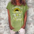 In A World Full Of Grandmas Be A Mima Grandma Gifts Women's Loosen Crew Neck Short Sleeve T-Shirt Green