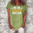Lacrosse Mom Lacrosse Player Woman Girls Gift For Womens Women's Loosen Crew Neck Short Sleeve T-Shirt Green